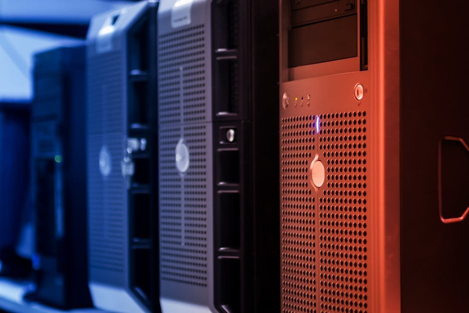 Server room infrastructure powering EDGAR data ingestion for SEC filings